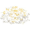Picture of Eco-friendly Brass Connectors Clasp For DIY Jewelry Making 3-shaped Real Gold Plated