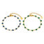 Picture of Eco-friendly PVD Vacuum Plating Stylish Simple 18K Real Gold Plated Multicolor 304 Stainless Steel Handmade Link Chain Heart Enamel Bracelets For Women Valentine's Day 17cm(6.7") long