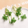 Picture of Iron Based Alloy & Glass Crochet Knitted Weaving Pendants Multicolor Flower 6cm x 2cm