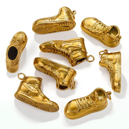 304 Stainless Steel 3D Charms Shoes