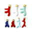 Picture of Eco-friendly Vacuum Plating 304 Stainless Steel Ocean Jewelry Charms 18K Real Gold Plated Multicolor Coral Enamel