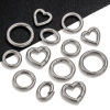 Picture of 304 Stainless Steel Bolt Spring Ring Clasps Multicolor Polished