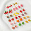 Bild von Messing Charms 18K Vergoldet Obst Emaille