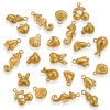 Image de 5 Pcs Breloques en 304 Acier Inoxydable Mini Fruits Animal Marin 3D