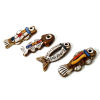 Image de 1 Pièce Pendentifs en Céramique Bijoux d'Océan Forme Poisson Multicolore
