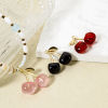 Picture of Zinc Based Alloy 3D Charms Gold Plated Multicolor Cherry Fruit 29mm x 28mm