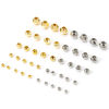 Picture of Eco-friendly Brass Beads For DIY Jewelry Making Single Hole Real Gold Plated Round Disc Faceted