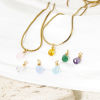 Bild von Umweltfreundliche PVD-Vakuumbeschichtung 304 Edelstahl Mini Charms Tropfen Vergoldet Facettiert 10mm x 4mm