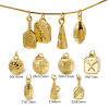 Picture of Eco-friendly PVD Vacuum Plating 304 Stainless Steel Sport Charms 18K Real Gold Plated 3D