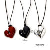 Imagen de 1 Unidad Acrílico día de San Valentín Collar Jersey/Suéter Cadena larga Corazón 110cm longitud