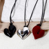 Imagen de 1 Unidad Acrílico día de San Valentín Collar Jersey/Suéter Cadena larga Corazón 110cm longitud