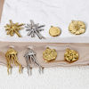 Bild von Umweltfreundliche PVD-Vakuumbeschichtung 304 Edelstahl Charms 14K Echtgold plattiert