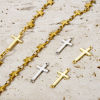 Picture of Brass Religious Connectors Charms Pendants Multicolor Cross 19mm x 9mm