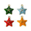 Picture of Eco-friendly PVD Vacuum Plating 304 Stainless Steel Ocean Jewelry Charms 14K Real Gold Plated Star Fish Enamel 16mm x 15mm