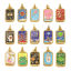 Picture of Eco-friendly PVD Vacuum Plating 304 Stainless Steel Tarot Pendants 18K Gold Plated Rectangle Enamel 3.1cm x 1.4cm