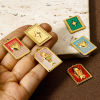 Picture of Eco-friendly PVD Vacuum Plating 304 Stainless Steel Charms 18K Real Gold Plated Enamel