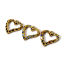Bild von Umweltfreundliche Vakuumbeschichtung 304 Edelstahl Valentinstag Charms Herz 18K Vergoldet Emaille Hohl 21mm x 20mm