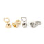 Picture of Eco-friendly Brass Beads Caps Real Gold Plated 14mm x 7mm