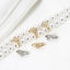 Picture of Eco-friendly Brass Spacer Beads For DIY Bracelet Jewelry Making Findings Real Gold Plated Micro Pave Clear Cubic Zirconia