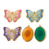 Picture of Eco-friendly PVD Vacuum Plating 304 Stainless Steel Pendants 18K Real Gold Plated Enamel