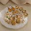 Picture of Eco-friendly PVD Vacuum Plating Stylish 18K Gold Plated 304 Stainless Steel Ear Post Stud Earrings For Women Valentine's Day