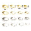 Picture of Eco-friendly Brass Pendant Pinch Bails Clasps Real Gold Plated