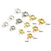 Picture of Eco-friendly Brass Bolt Spring Ring Clasps Round Real Gold Plated