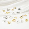 Picture of Eco-friendly Brass Bolt Spring Ring Clasps Round Real Gold Plated