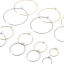 Picture of Eco-friendly Brass Hoop Earrings Real Gold Plated Round