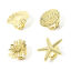 Immagine di 1 Pz Ecologico Elegante 18K Vero Oro Placcato Ottone Aperto Anello Per Donne San Valentino