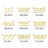 Picture of Eco-friendly Brass Connectors Charms Pendants 18K Real Gold Plated Angel Number