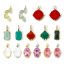 Picture of Eco-friendly Brass & Gemstone Charms Real Gold Plated Geometric