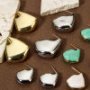 Picture of Eco-friendly Stylish Real Gold Plated Brass Drop Ear Post Stud Earrings For Women Party