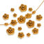 Picture of Eco-friendly 304 Stainless Steel Beads For DIY Jewelry Making Rose Flower 3D