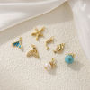 Picture of Eco-friendly Brass Charms 18K Real Gold Plated Fishtail Dolphin