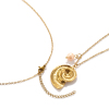 Imagen de 1 Unidad Recubrimiento al Vacío PVD Ecológico Barroco Joyería del océano 18K Oro Real Chapado Acero Inoxidable 304 & Perla Natural Cadena de Cable Cruz Collar con Colgante Para Mujeres Regalo 45cm + 5cm longitud