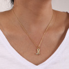Picture of Eco-friendly Stylish West Cowboy 18K Real Gold Plated Brass Link Cable Chain Boots Pendant Charm Necklace Unisex 46cm(18.1") + 6cm(2.4") long