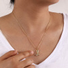 Picture of Eco-friendly Stylish West Cowboy 18K Real Gold Plated Brass Link Cable Chain Boots Pendant Charm Necklace Unisex 46cm(18.1") + 6cm(2.4") long