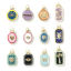 Bild von 1 Piece Eco-friendly Brass Charms 18K Real Gold Plated Multicolor Enamel Geometric