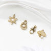 Picture of 2 PCs Eco-friendly PVD Vacuum Plating 304 Stainless Steel Charms 18K Gold Plated Acrylic Imitation Pearl