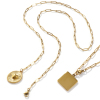 Picture of Eco-friendly Vacuum Plating Dainty Stylish 18K Gold Plated 304 Stainless Steel Paperclip Link Chain Heart Snake Pendant Charm Necklace For Women Gift 60cm(23.6") long