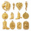 Bild von 2 PCs Eco-friendly PVD Vacuum Plating 304 Stainless Steel Charms 18K Real Gold Plated