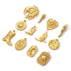 Picture of Eco-friendly PVD Vacuum Plating 304 Stainless Steel Charms 18K Real Gold Plated Ex Voto Heart Boots