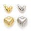 Picture of Eco-friendly Brass Valentine's Day Charms Real Gold Plated Heart 3D