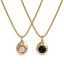 Immagine di 18K Vero Oro Placcato Catena a Cavo Ovale Collana con Ciondolo, Ottone & Acrilico 45cm + 5cm, Per Donne, Elegante Semplice Regalo, Ecologico, 1 Pz