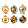 Picture of Eco-friendly PVD Vacuum Plating 304 Stainless Steel & Natural Shell Charms 18K Real Gold Plated