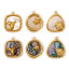 Изображение 1 Piece Eco-friendly PVD Vacuum Plating 304 Stainless Steel & Natural Shell Charms 18K Real Gold Plated