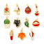 Bild von 2 PCs Eco-friendly Brass Charms 18K Real Gold Plated Enamel