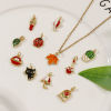 Picture of 2 PCs Eco-friendly Brass Charms 18K Real Gold Plated Enamel