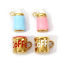 Picture of Eco-friendly PVD Vacuum Plating 304 Stainless Steel Charms 18K Real Gold Plated Enamel Milk Bottle Cup 3D